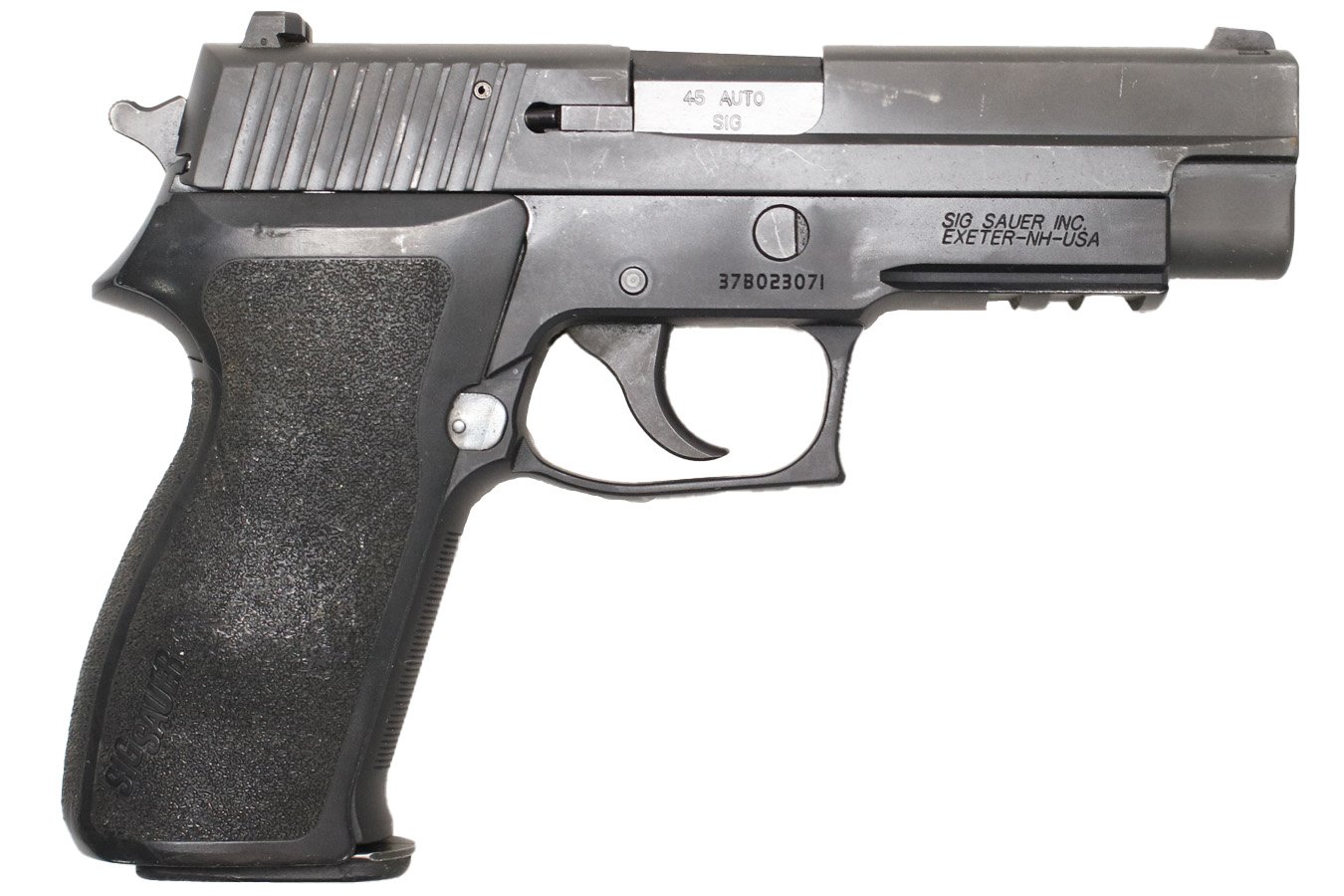 SIG SAUER P220 45 ACP Police Trade-in Pistol with Seven Magazines